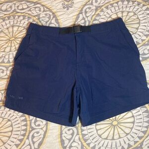 Marmot Nylon Shorts Navy Blue Size 8 Hiking Outdoors
